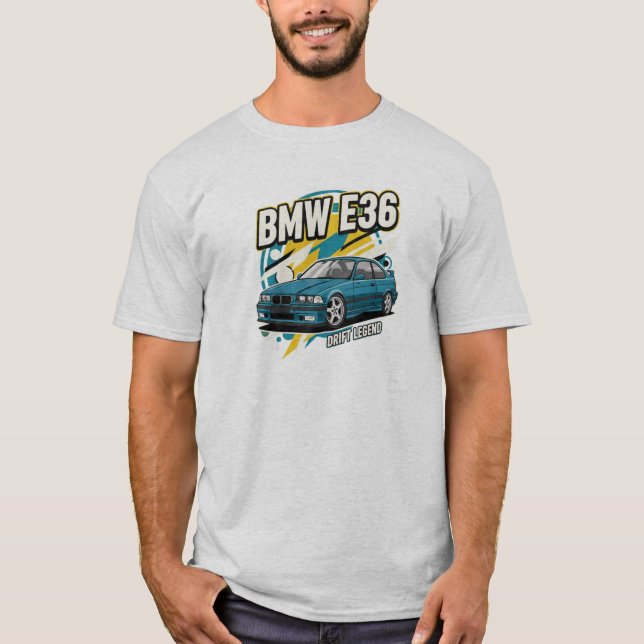 BMW E36 M3: Design de Camisa de Legenda de Imobili (Frente)