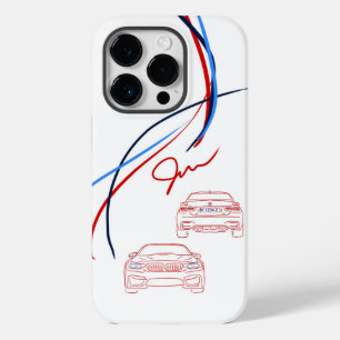 BMW M3/M4 Stripes iPhone 14 Caso