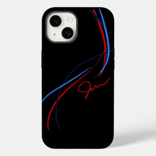 BMW ///M Stripes iPhone14 (Preto)