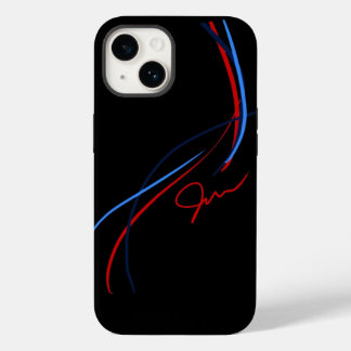 BMW ///M Stripes iPhone14 (Preto)