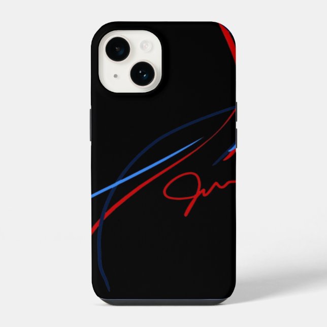 BMW ///M Stripes iPhone14 (Preto) (Verso)