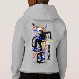 Bmx Bike Retro - Bmx Flatland Hoodie - Bmx Roupa
