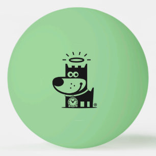BOA bola de Pong do sibilo do FILHOTE DE CACHORRO.