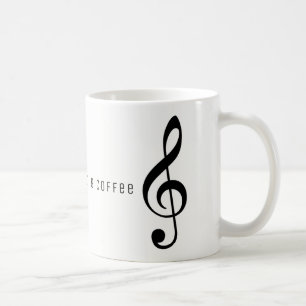 boa caneca de café para um músico