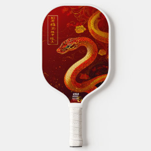 Boa Fortuna Dourada e Ano Vermelho do Cobra
