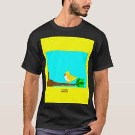 Boa Manhã Camiseta Básica Negra Masculina