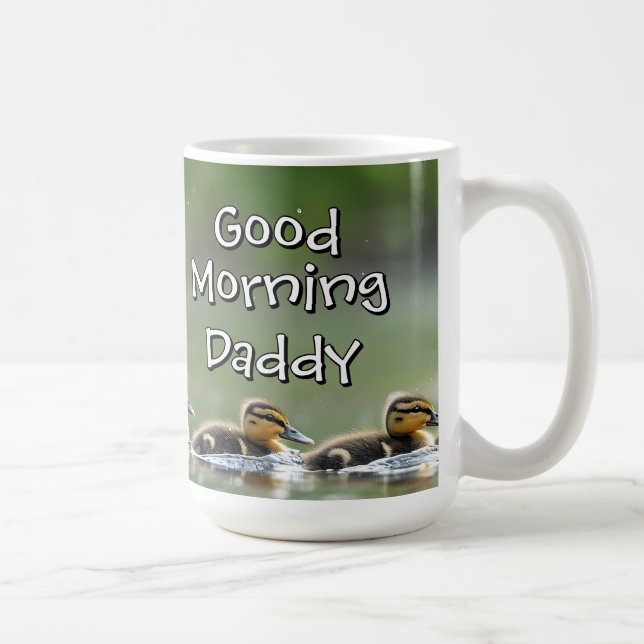 Boa Manhã - Caneca de Café Personalizada (Direita)