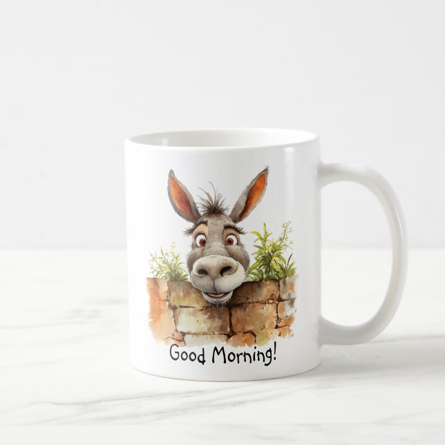 Boa Manhã, Donkey, caneca (Direita)