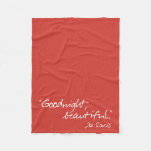 "Boa Noite, Bonita" - Respire no cobertor de velo