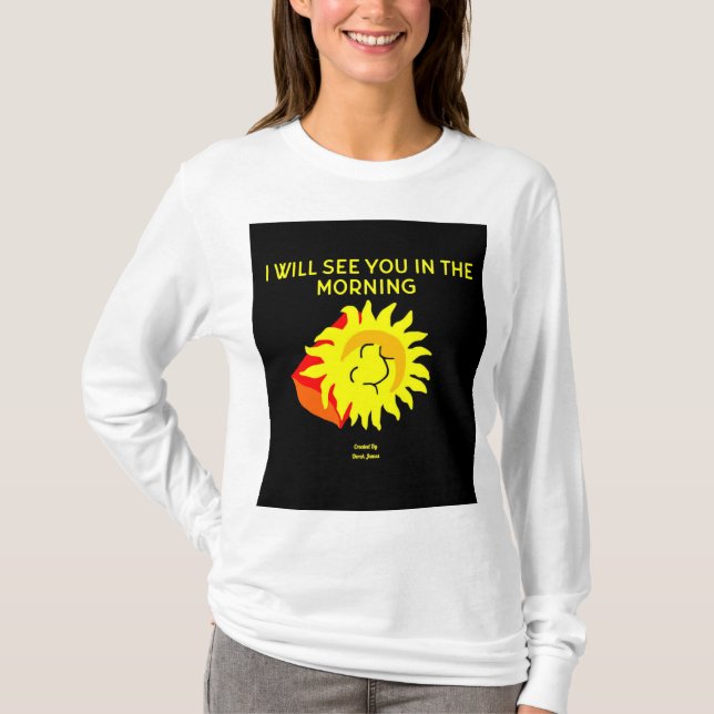 Boa Noite de Camisa de Folga Longa das Mulheres (Frente)