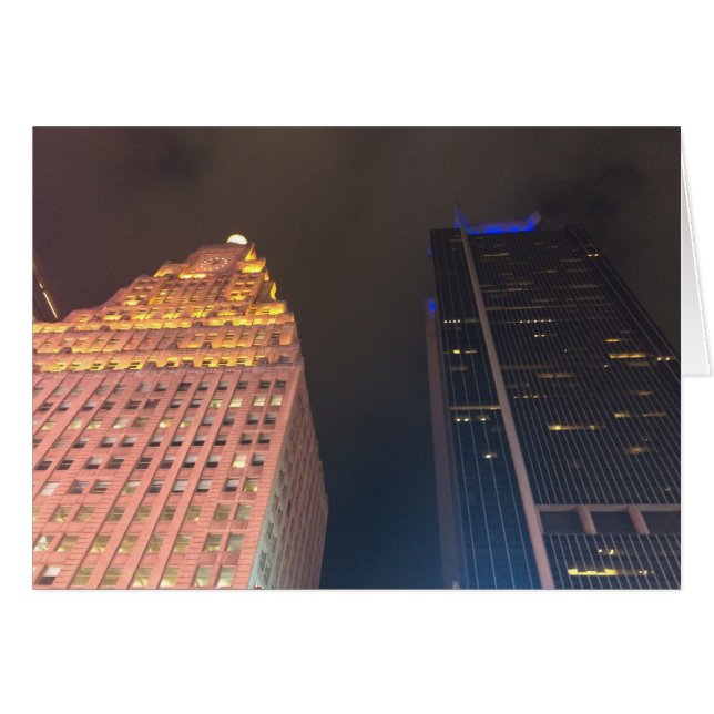 Boa noite na cidade, cartão (Frente Horizontal)