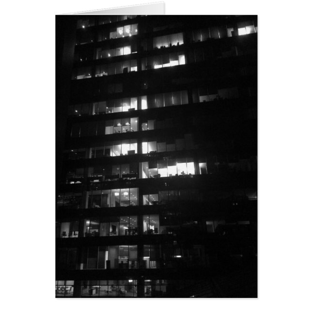 Boa noite na cidade, cartão (Frente)