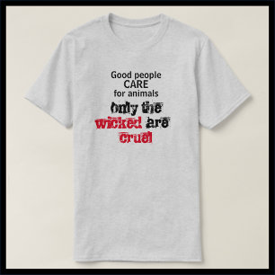 Boa Pessoas para camiseta de animais