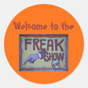 Boa vinda à etiqueta do freakshow