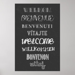 Boa vinda! Poster do quadro