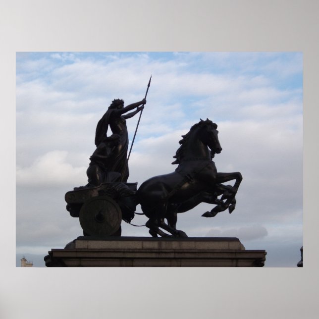 Boadicea Statue Poster (Frente)