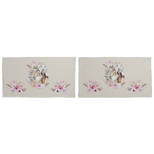 BOAS CAPAS | Retratos de Cabra de Aquarela GetYerG (Frente - conjunto)