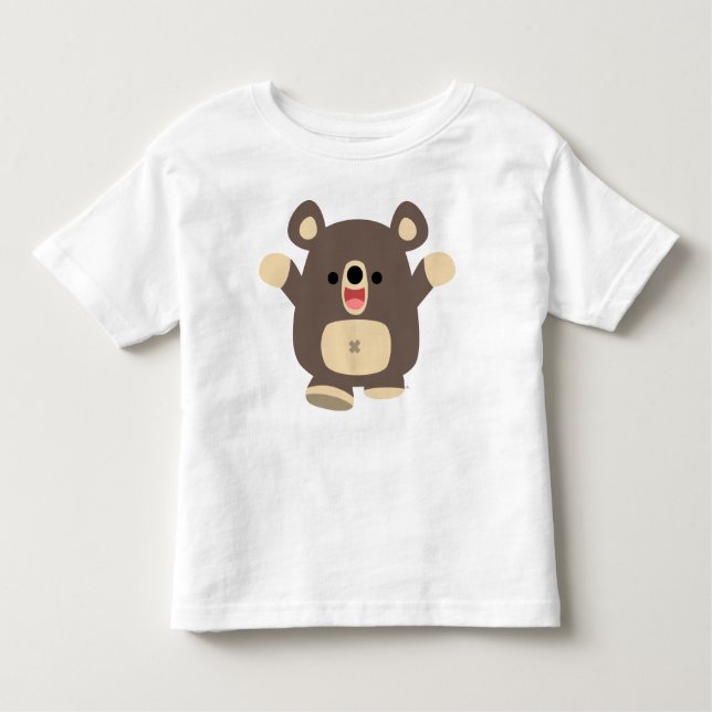 Boas charges de camiseta infantil Black Bear (Frente)
