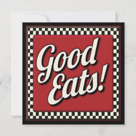 Boas Comidas Reunindo Convite