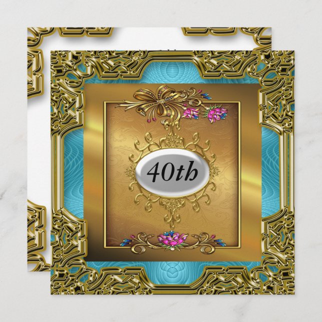 Boas Convites de festas de aniversários (Frente/Verso)