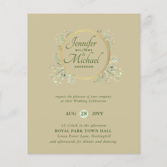 Boas Convocações para o Casamento Vergal (Frente)