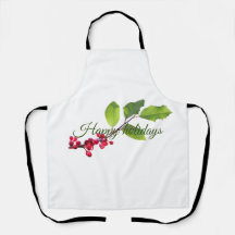 Boas festas, bagas e folhas