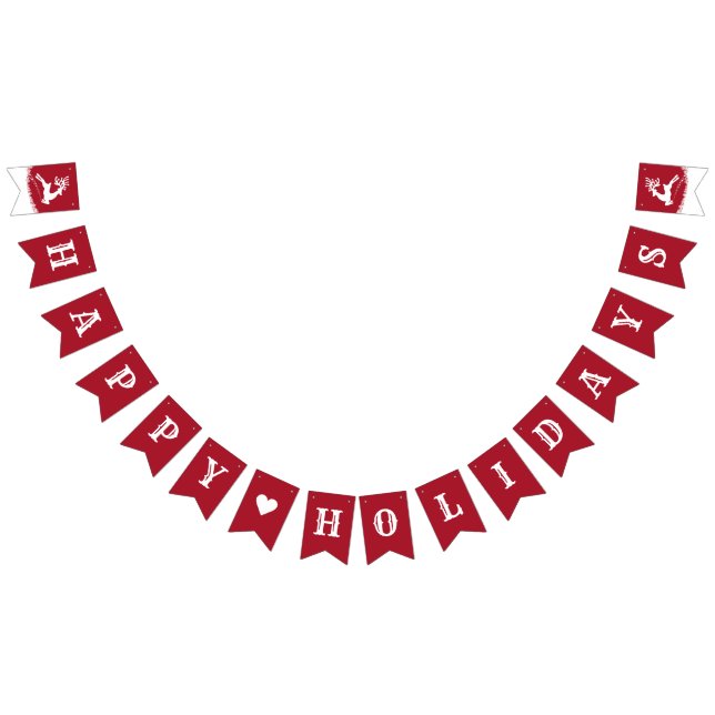 BOAS FESTAS bandeira bunting (Todos)