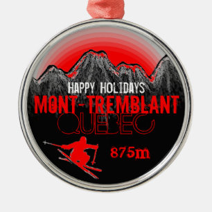Boas festas ornamento de Mont Tremblant Quebeque