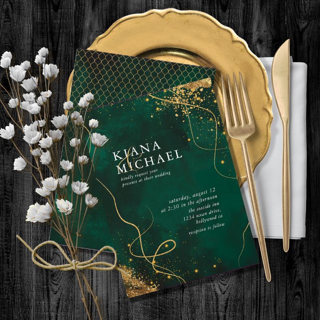 Boas Linhas Abstrato de Casamento Dourado V1 Emera (Criador carregado)