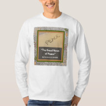 Boas notícias da paz - camiseta branca de longo al