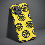 Boas Vibes Amarelo Trendy Modern Simple Typografia<br><div class="desc">Good Vibes Yellow Trendy Modern Simple Typoographic Pattern iPhone 14 Smart Capa de telefone apresenta um simples design do texto "Good Vibes" na tipografia negra moderna em um fundo amarelo. Elaborado por ©Evco Studio www.zazzle.com/store/evcostudio</div>