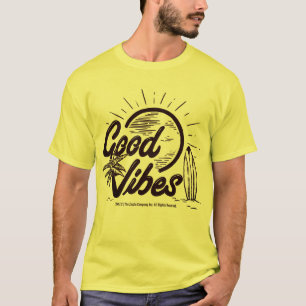 *Boas Vibes* Camisa Gráfica De Arte