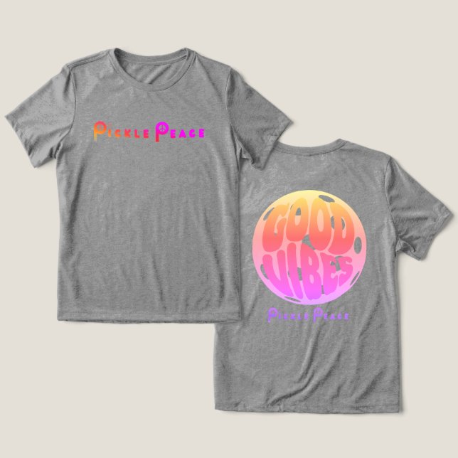 boas vibrações/paz em picles (Design Frente e Verso)