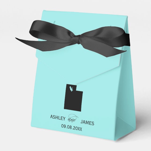 Boas-vindas à caixa de favoritos de Utah, Mapa (Frente)