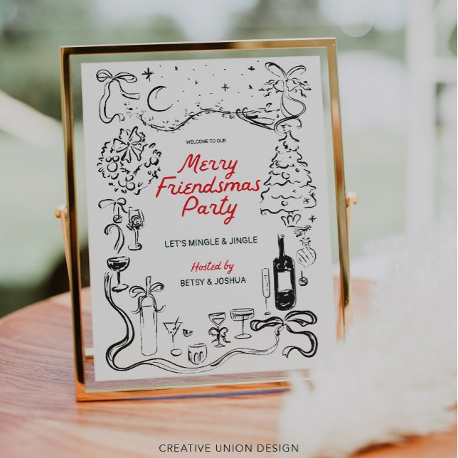 Boas-vindas à Festa de Natal de Amizade Desenhada  (Criador carregado)