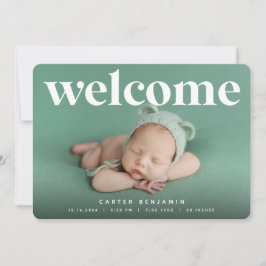 Boas-vindas | Anúncio de nascimento de foto