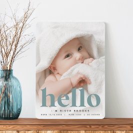 Boas-vindas | Anúncio de nascimento de foto