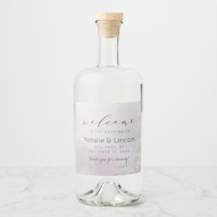 Boas-vindas ao Casamento de Folha de Prata Roxo da