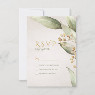 Boas-vindas do bosque do casamento rústico RSVP
