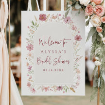 Boas-vindas Florais de Outono Casamento Flor de Ca