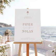 Boas-vindas para Casamento na Praia OASIS