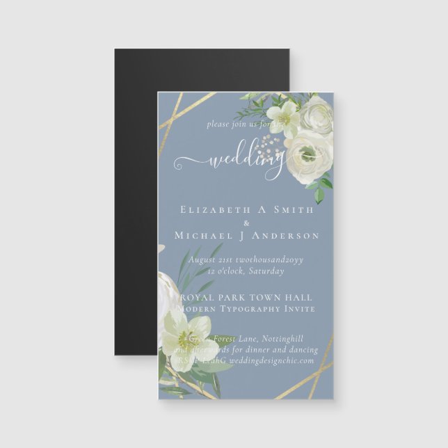 Boas-vindas Rosa Verde Dourado Casamento (Frente/Verso)