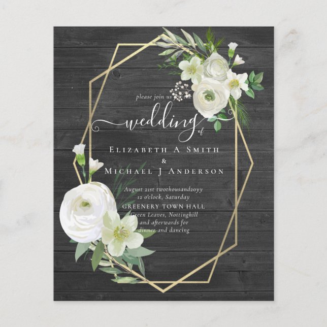 Boas-vindas Rosa Verde Dourado Casamento (Frente)