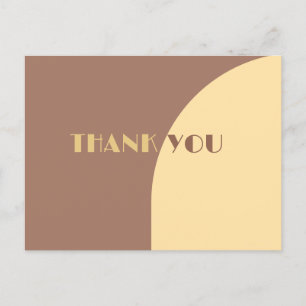 Boate Obrigado Mocha Mousse Cartão Plano Arranjado