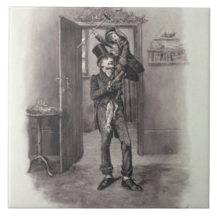 Bob Cratchit e Tim minúsculo, 'de Charles Dickens