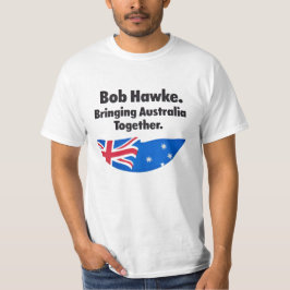 Bob Hawke: Trazendo a camisa de Austrália junto T