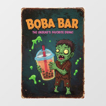 Boba Bar – A Bebida Favorita dos Mortos-Vivos!