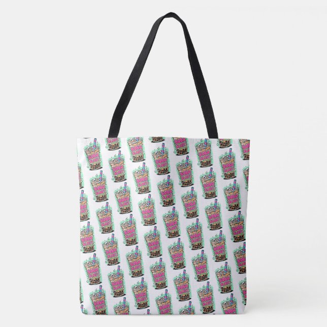 Boba Blast – Beba ou Morra! Bolsa Tote (Frente)
