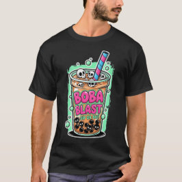 Boba Blast – Beba ou Morra! Camiseta Preta