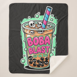 Boba Blast – Beba ou Morra! Cobertor Sherpa